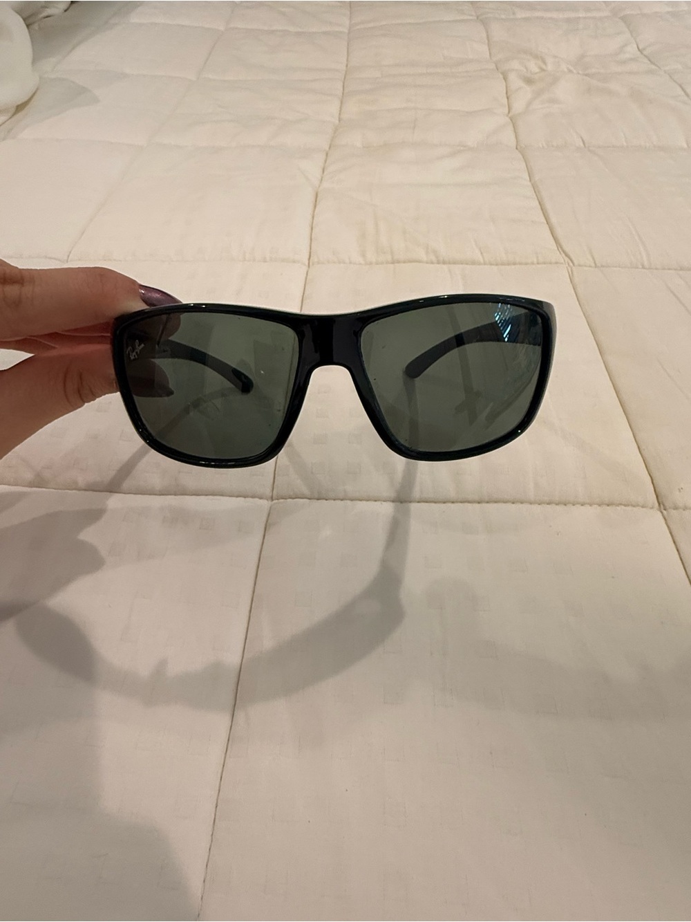 Men’s Ray-Ban P1629GL Sunglasses Gray-Green Lensesn